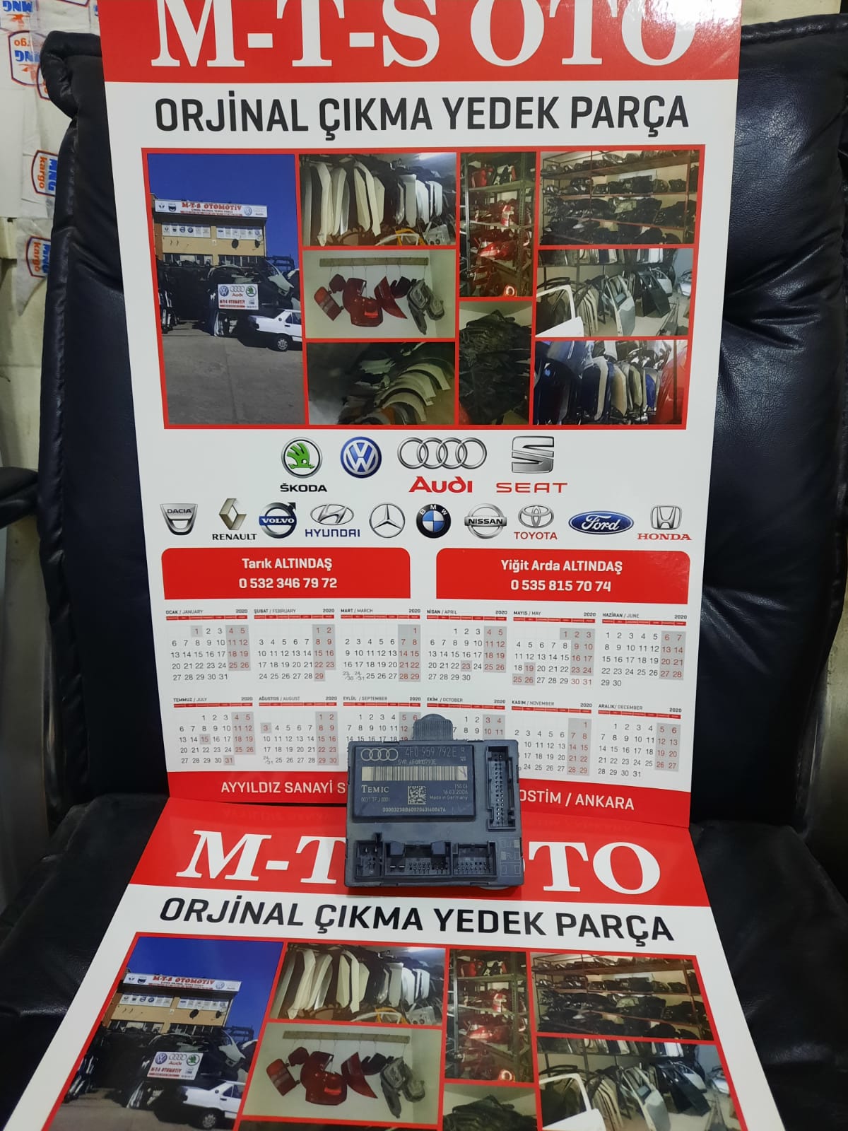2006-2012 AUDİ A6 KONFOR KAPI BEYİNİ